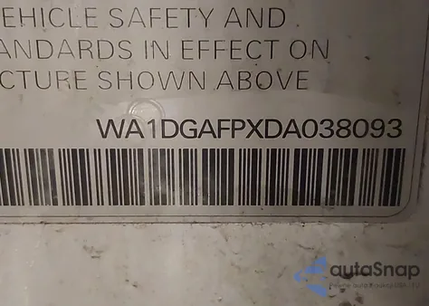 2013 Audi Q5 3.0T Premium Plus из США, поврежденный, VIN WA1DGAFPXDA038093